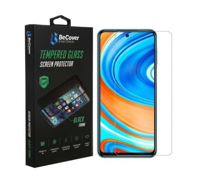 Скло захисне BeCover Xiaomi Poco M4 Pro 5G / Redmi Note 11T 5G Crystal Clear Glas (707042)