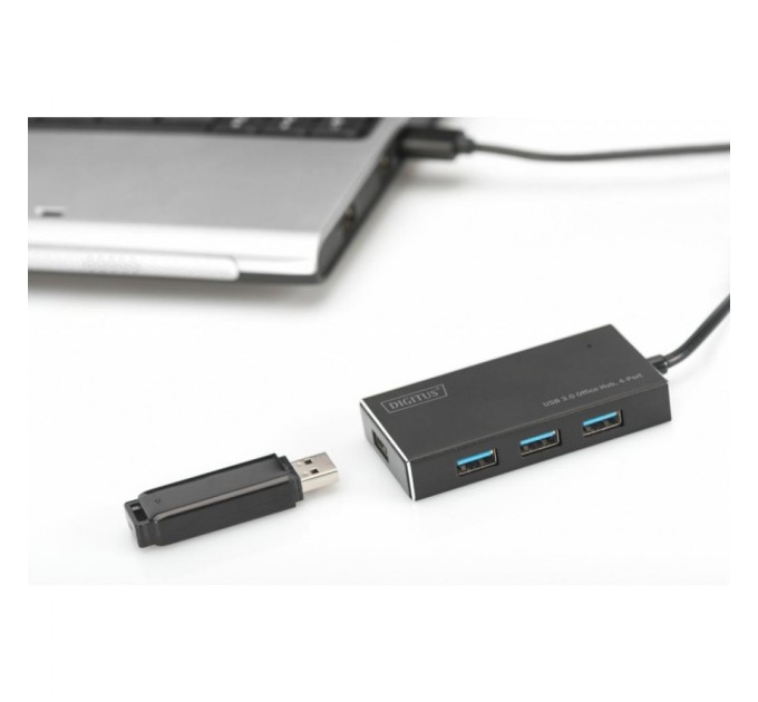 Концентратор Digitus USB 3.0 Hub, 4-port (DA-70240-1)