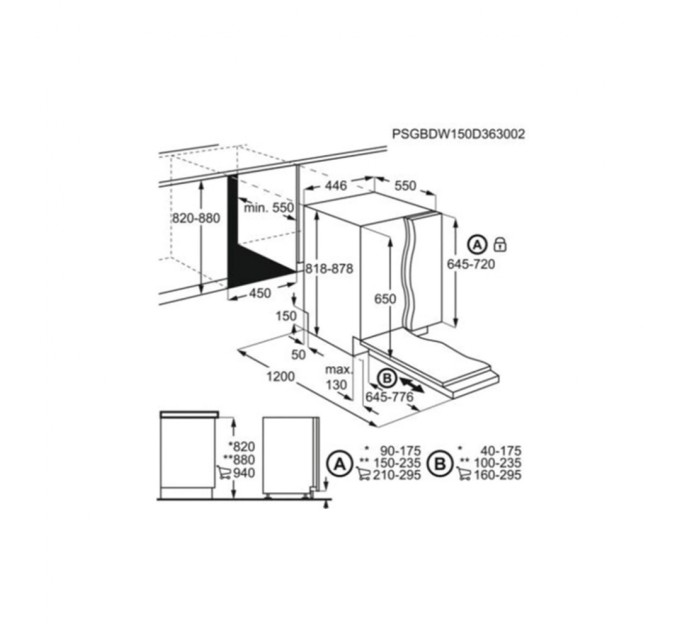 Посудомийна машина AEG FSM31401Z