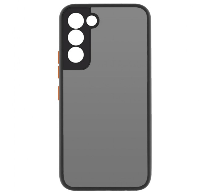 Чохол до мобільного телефона MakeFuture Samsung S22 Plus Frame (Matte PC+TPU) Black (MCMF-SS22PBK)