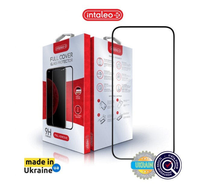 Скло захисне Intaleo Full Glue Apple iPhone 15 Plus (1283126575334)