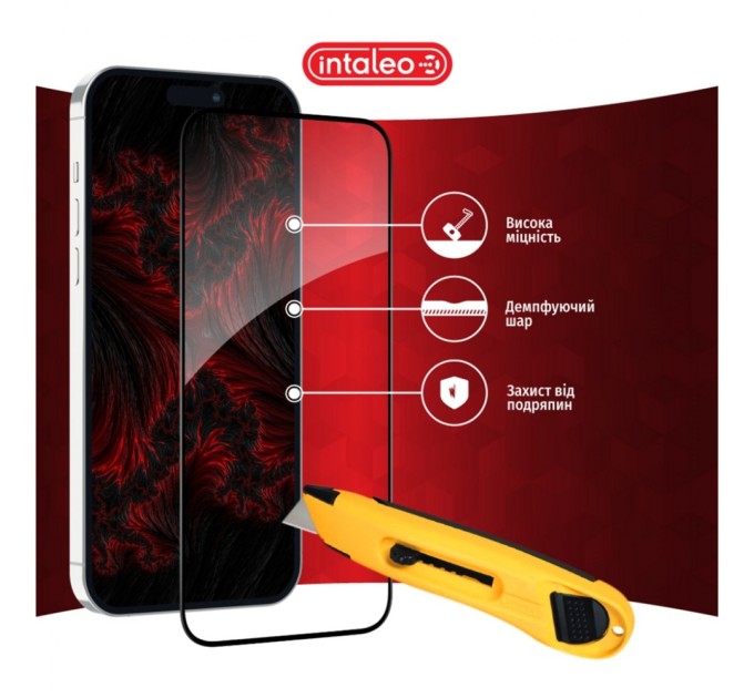 Скло захисне Intaleo Full Glue Apple iPhone 15 Plus (1283126575334)