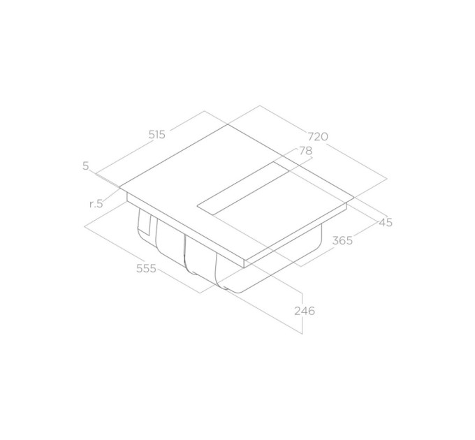 Варочна поверхня Elica NIKOLATESLA FIT BL/A/72