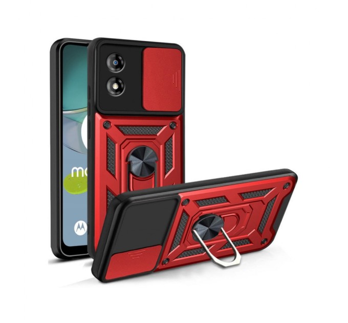 Чохол до мобільного телефона BeCover Military Motorola Moto E13 Red (709104)