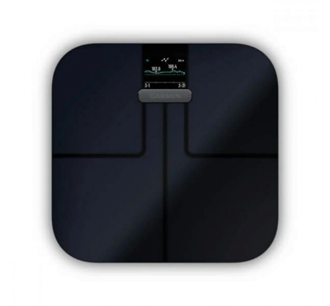 Ваги підлогові Garmin Index S2 Smart Scale, Intl, Black, 1 pack (010-02294-12)