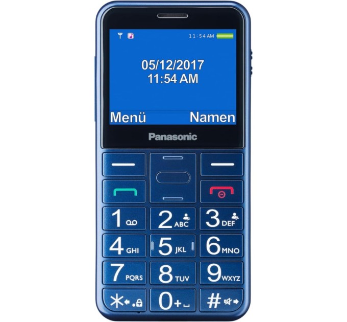 Мобільний телефон Panasonic KX-TU155 Blue (KX-TU155EXCN)