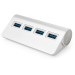 Концентратор Vinga Type-C to 4*USB3.0 aluminium (VCPHTC2USB3S)