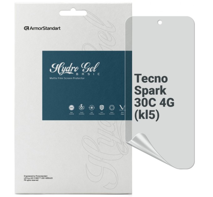 Плівка захисна Armorstandart Matte Tecno Spark 30C 4G (kl5) (ARM81159)