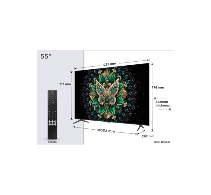 Телевізор TCL 55C6K