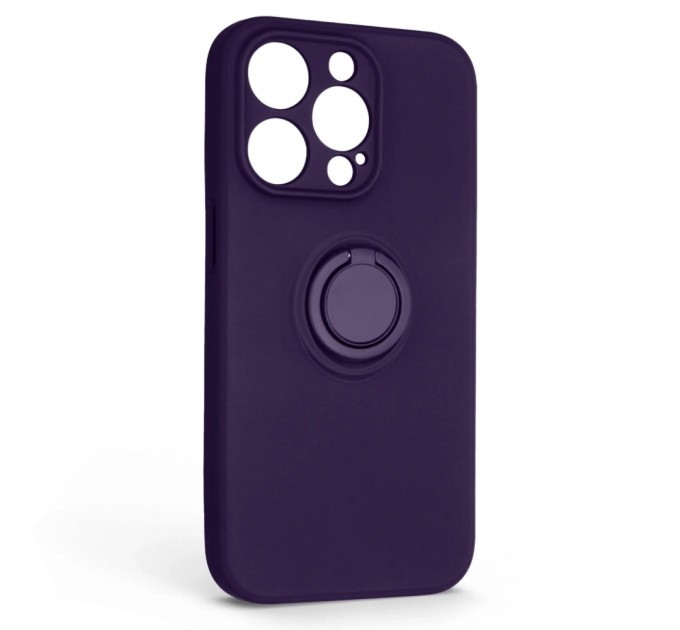 Чохол до мобільного телефона Armorstandart Icon Ring Apple iPhone 14 Pro Dark Purple (ARM68712)