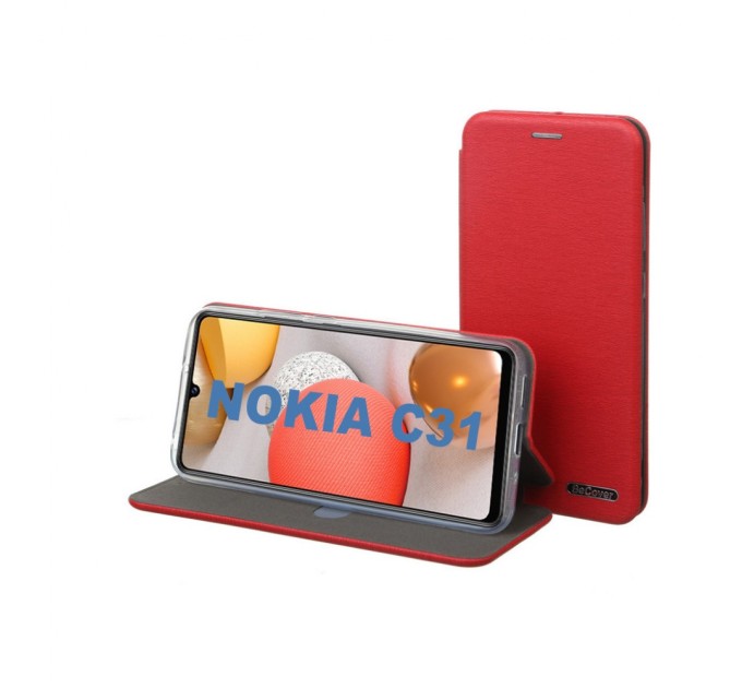 Чохол до мобільного телефона BeCover Exclusive Nokia C31 Burgundy Red (710246)