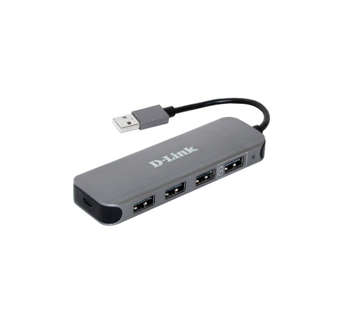 Концентратор D-Link DUB-H4 4xUSB2.0, USB2.0 (DUB-H4)