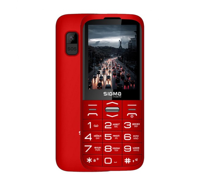 Мобильный телефон Sigma Comfort 50 Grace Type-C Red (4827798121825)