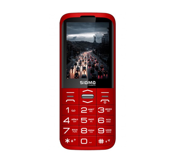 Мобильный телефон Sigma Comfort 50 Grace Type-C Red (4827798121825)