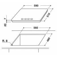 Варочная поверхность Whirlpool GMWL628IXLEE