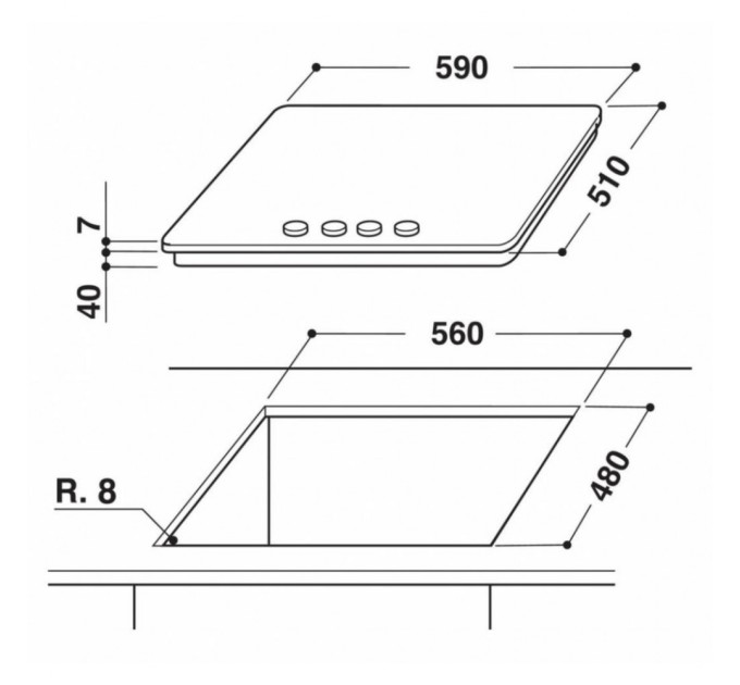 Варочная поверхность Whirlpool GMWL628IXLEE