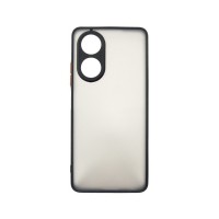 Чохол до мобільного телефона Dengos Kit for OPPO A58 4G case + glass (Black) (DG-KM-36)