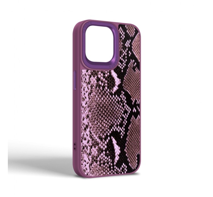 Чохол до мобільного телефона Harder Genuine Snake Apple iPhone 14 Pro Max Dark Purple (ARM76791)