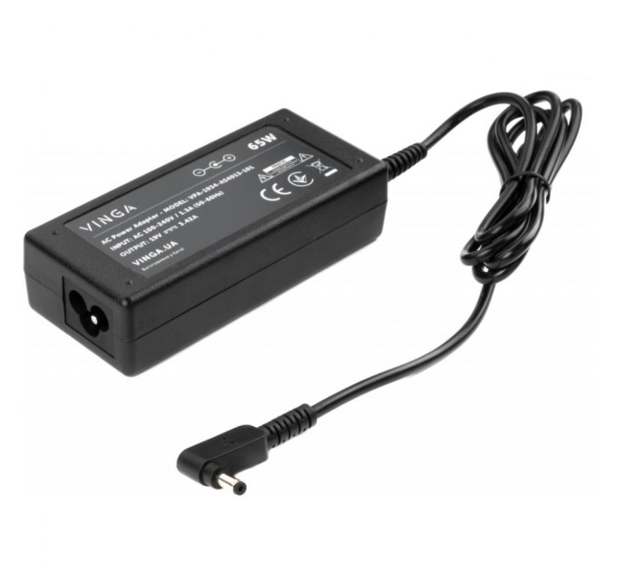 Блок живлення до ноутбуку Vinga ASUS 65W 19V 3,42A разъем 4.0 *1.35 (VPA-1934-AS4013-101)