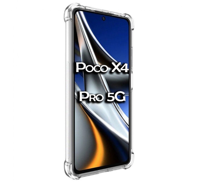 Чохол до мобільного телефона BeCover Anti-Shock Poco X4 Pro 5G Clear (708631)