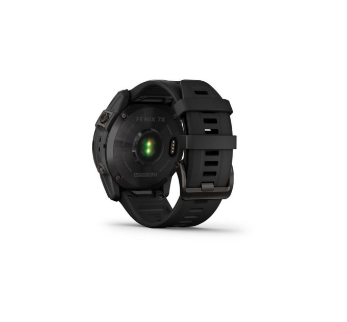 Смарт-годинник Garmin fenix 7X Sapph Sol Carbon Gray DLC Ti w/Black, GPS (010-02541-11)