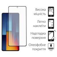 Скло захисне Dengos POCO M6 Pro 4G + camera module glass (DG-TGSCP-06)