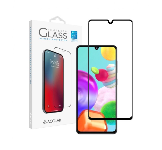 Стекло защитное ACCLAB Full Glue Samsung A41 (1283126508585)