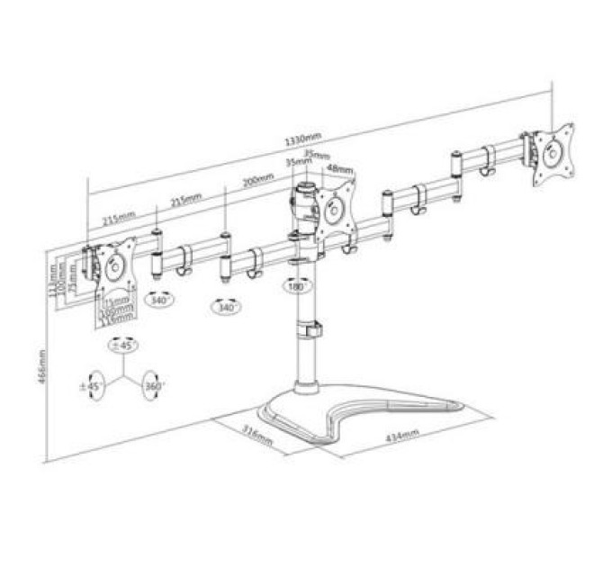 Кронштейн ITech MBS-13M