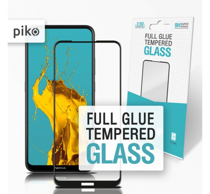 Скло захисне Piko Full Glue Nokia 3.4 (1283126511530)