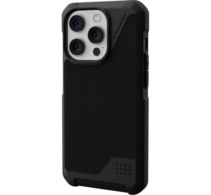 Чохол до мобільного телефона UAG Apple iPhone 14 Pro Metropolis LT Magsafe, Kevlar Black (114050113940)