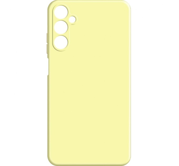 Чохол до мобільного телефона MAKE Samsung A15 Silicone Yellow (MCL-SA15YE)