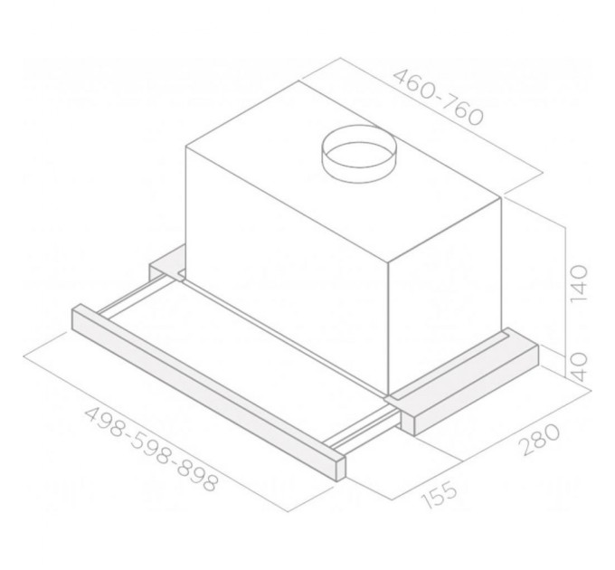 Вытяжка кухонная Elica ELITE 14 LUX WH/A/90