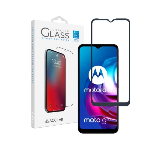 Скло захисне ACCLAB Full Glue MOTO G10/G30 (1283126514371)