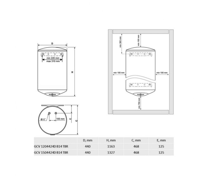 Бойлер Tesy 304903