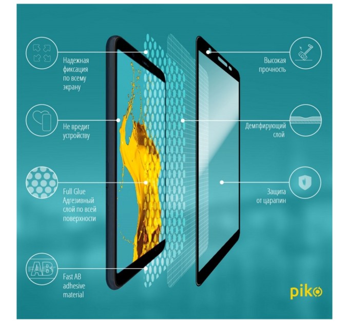 Скло захисне Piko Full Glue Samsung M01 core (1283126505058)
