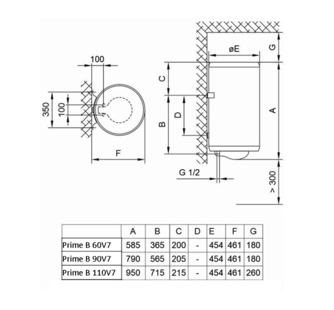Бойлер TIKI Prime B 60V7 (MBC 50) (700296)