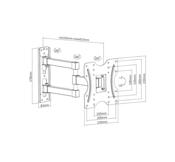 Кронштейн ITech LCD523B