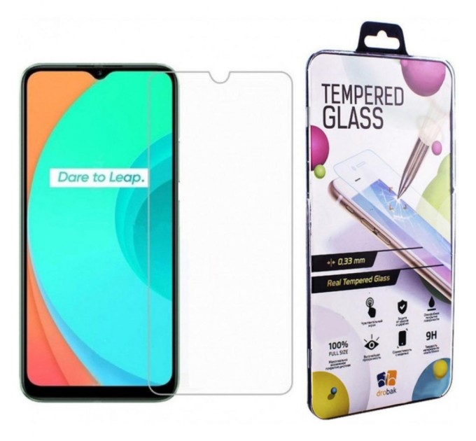 Скло захисне Drobak Realme C11 Tempered glass (222241) (222241)