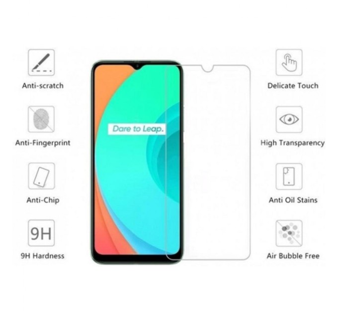 Скло захисне Drobak Realme C11 Tempered glass (222241) (222241)