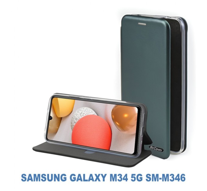 Чохол до мобільного телефона BeCover Exclusive Samsung Galaxy M34 5G SM-M346 Dark Green (710259)