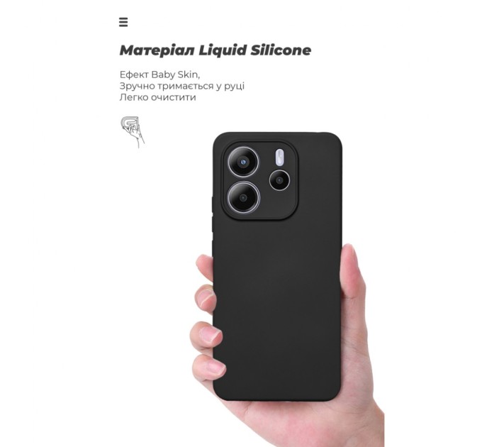 Чохол до мобільного телефона Armorstandart ICON Xiaomi Redmi Note 14 4G Camera cover Black (ARM79815)