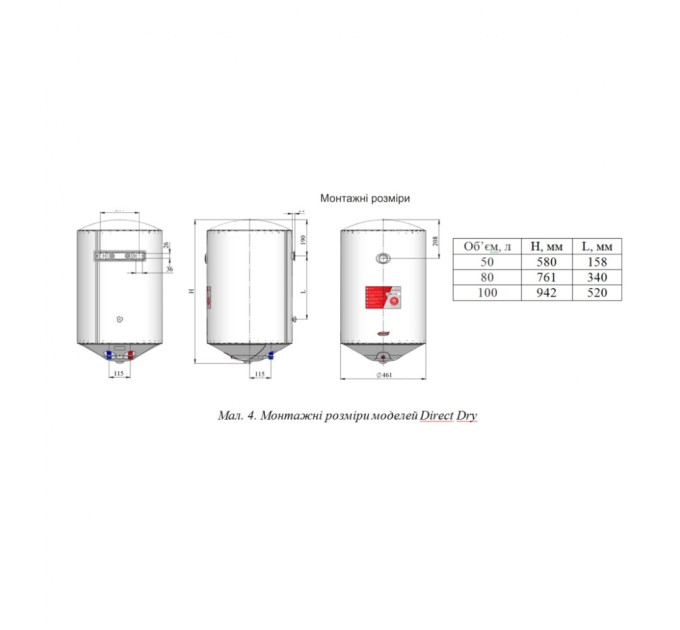 Бойлер Nova Tec Direct Dry 50 (NT-DD 50)