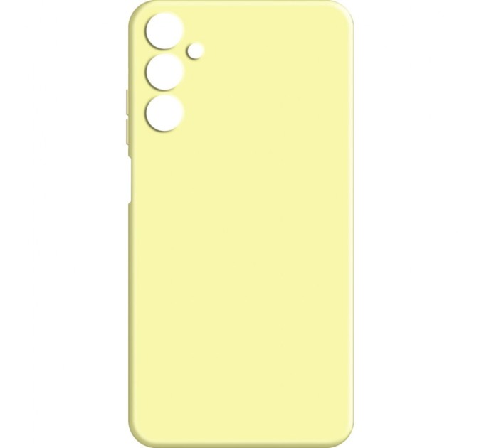 Чохол до мобільного телефона MAKE Samsung A25 Silicone Yellow (MCL-SA25YE)