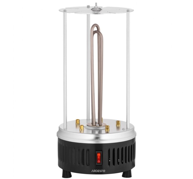 Електрошашличниця Ardesto VEG-HY1000, 900 Вт, 5 шампурів, обертання 360, U-подібні нагрівач (VEG-HY1000)