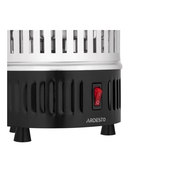 Електрошашличниця Ardesto VEG-HY1000, 900 Вт, 5 шампурів, обертання 360, U-подібні нагрівач (VEG-HY1000)
