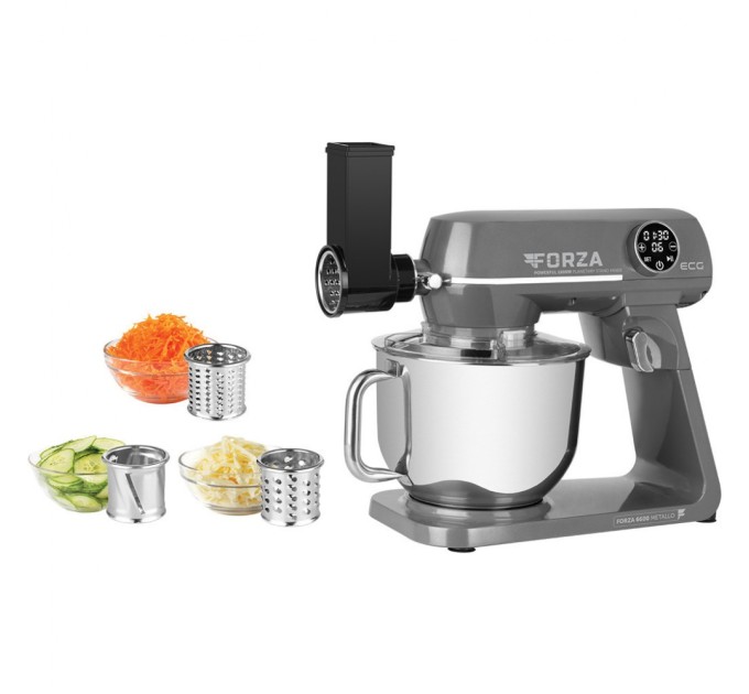 Кухонний комбайн ECG FORZA 6600 Metallo Scuro