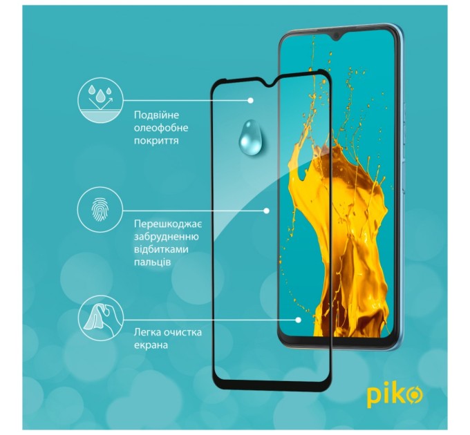 Стекло защитное Piko Full Glue Tecno Spark 8 (1283126533105)