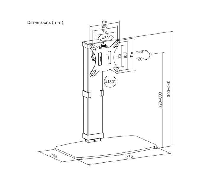 Кронштейн HiSmart HS083946