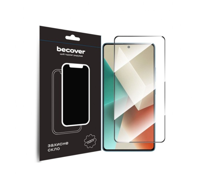 Скло захисне BeCover Xiaomi Redmi Note 13 Pro Black (710364)