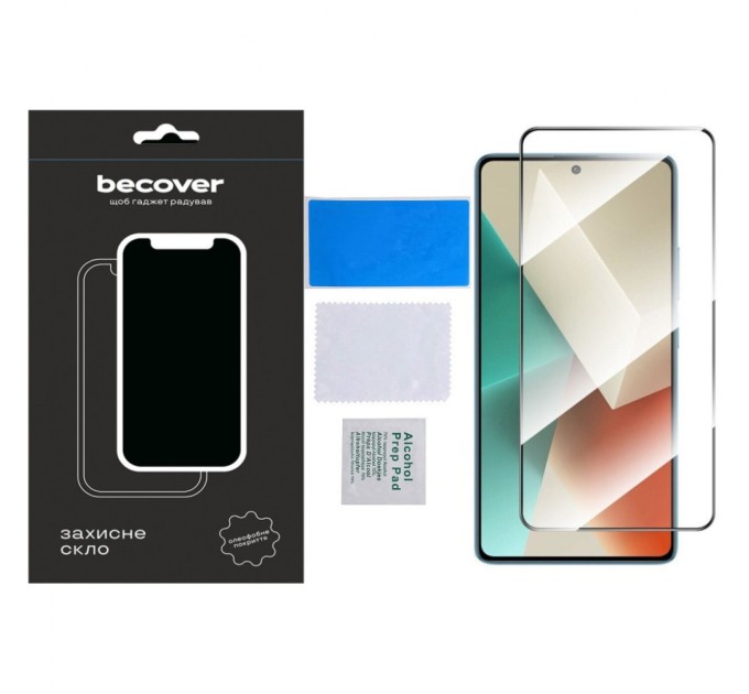 Скло захисне BeCover Xiaomi Redmi Note 13 Pro Black (710364)